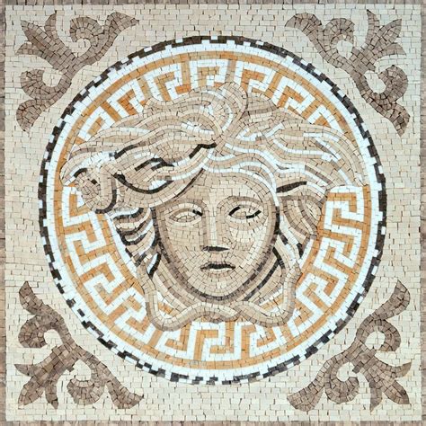 versace medusa tile